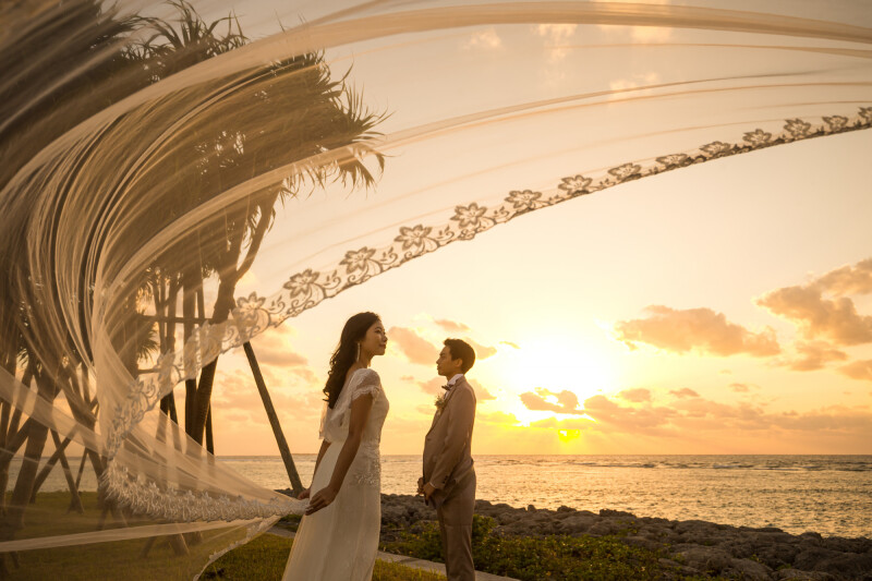 【ジンベイザメと一緒に】美ら海フォトウエディング（衣装1着・全データ付き）