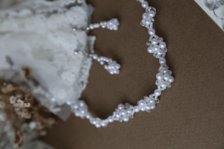 【アクセサリー】パールビーズのネックレス＆イヤリング