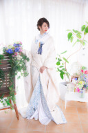 ブルーのボタニカル柄小物でナチュラルな雰囲気に♪