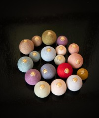 【かんざし】糸久莉の絹玉かんざし