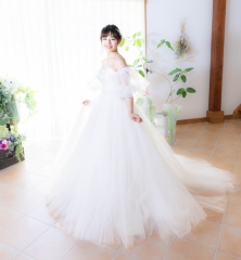 ふわふわバルーンスリーブドレス♪