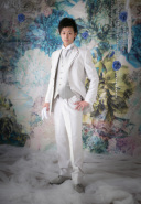 ホワイトグレー　タキシード