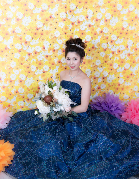 お座りショット♪