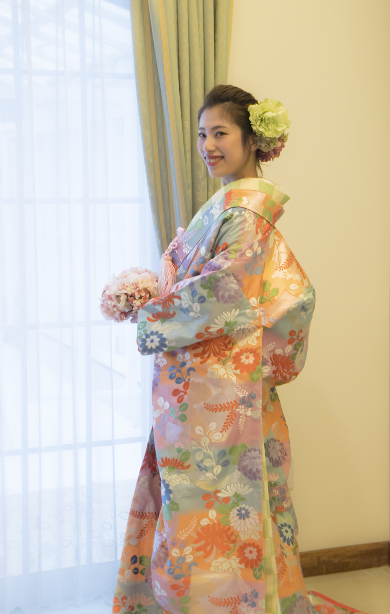 新婦のソロショットも♪