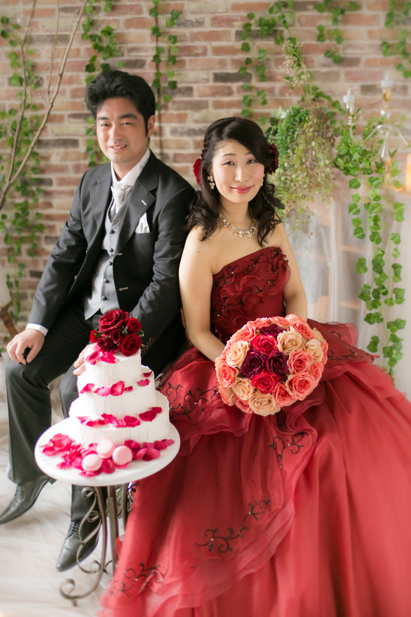 カラードレスでも撮影！