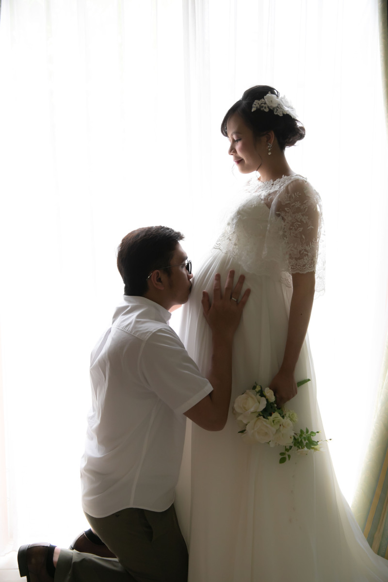 逆行でシルエット撮影