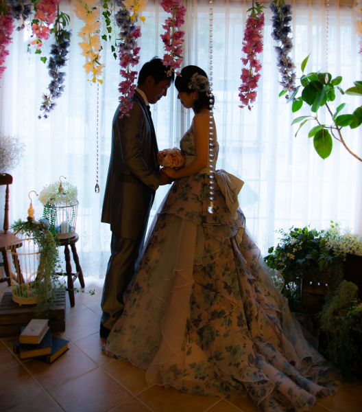 逆光でのシルエット撮影も幻想的♪