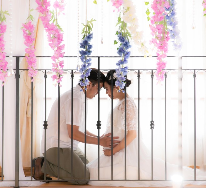 おでこごっつんショット♡