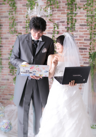 二人らしさを出せるフォトウェディングに♪