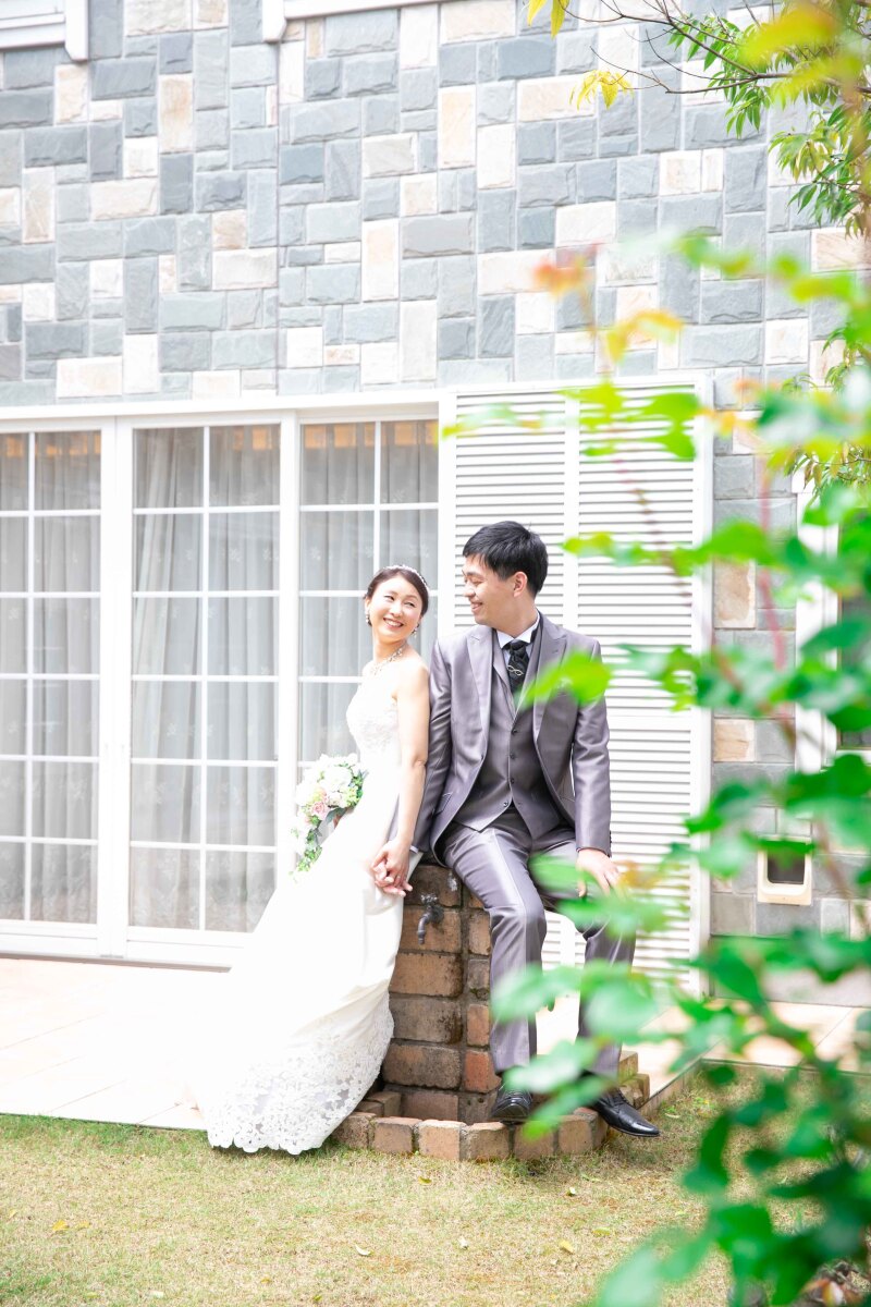 ガーデンでの撮影♪