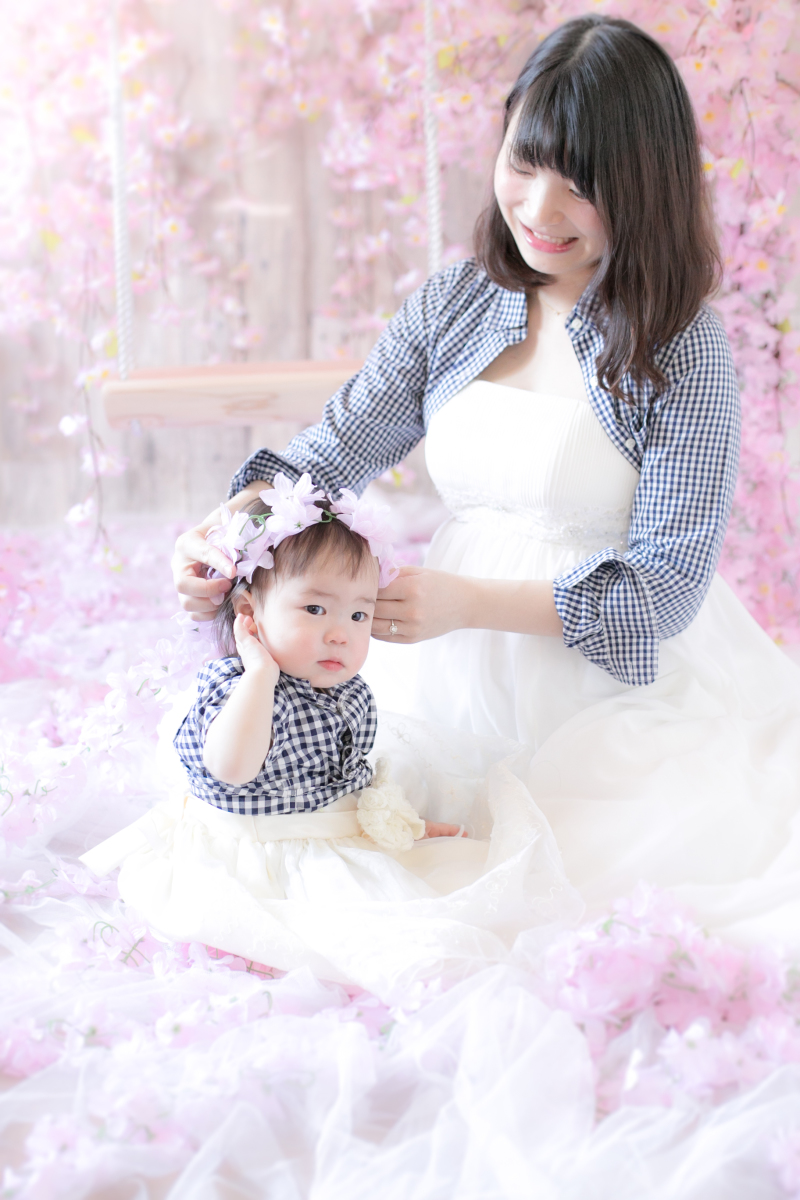 満開の桜の下で・・・