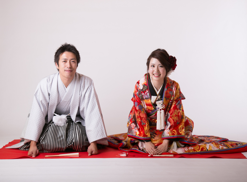 毛氈をひいてご挨拶ショット♪