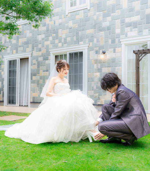 シンデレラショットをガーデンで♪