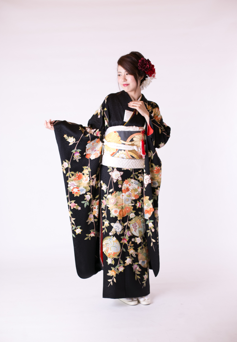 振袖姿での撮影も♪