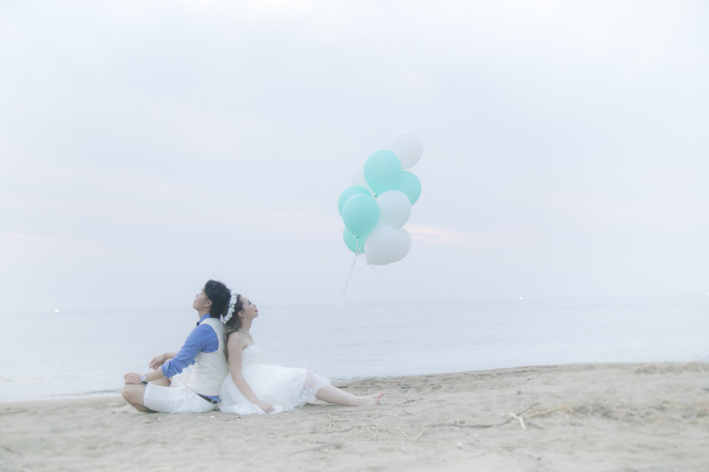 空と海と砂の溶けるところ