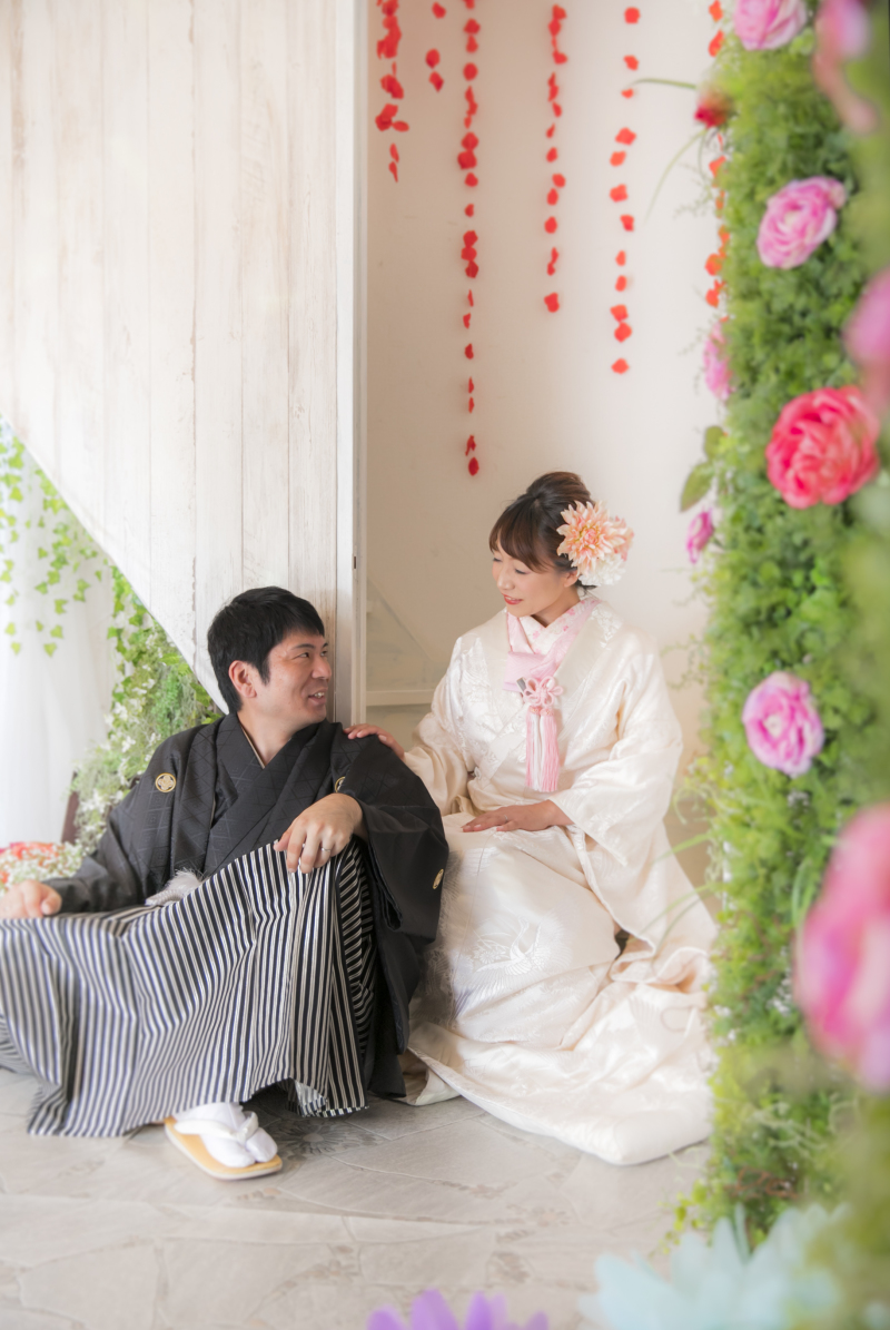 和装もモダンで洋風な雰囲気に！