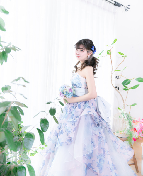 新婦のソロショットも♪