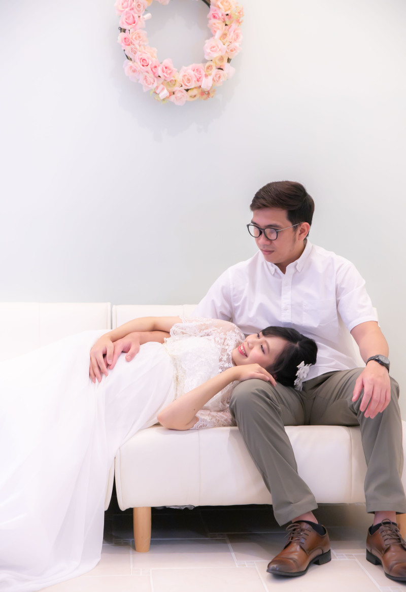 おひざにごろん♡