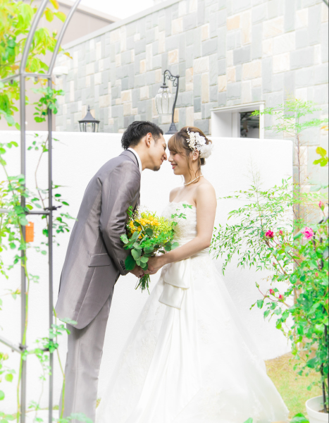 ガーデンでのプチロケーション撮影も♪