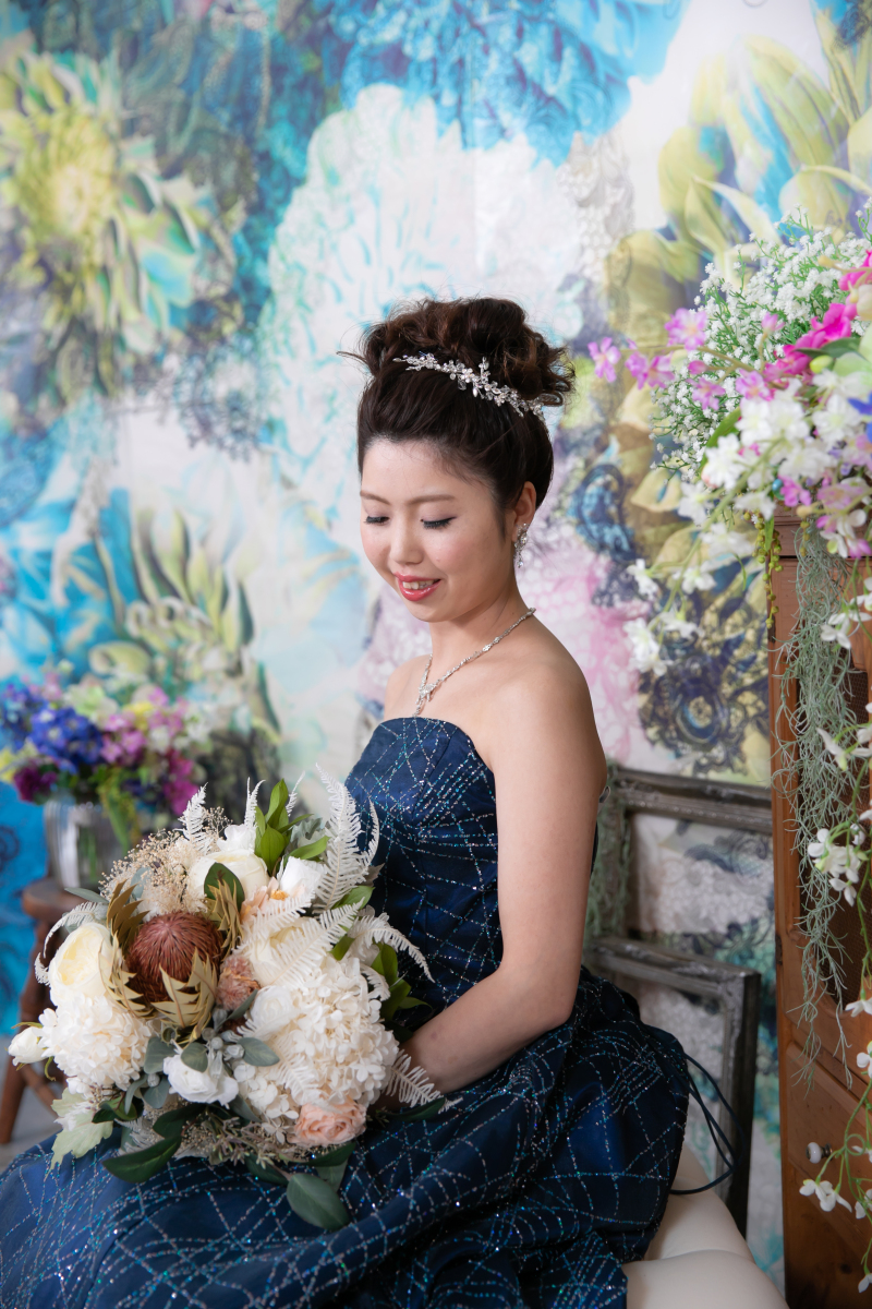 ブーケはドライフラワー♪