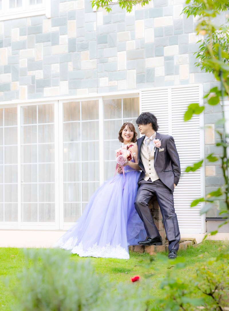 ガーデンでのおしゃべりショット