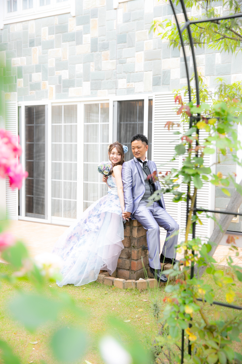 バラの咲くガーデンで♪