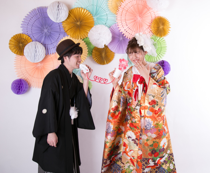 かわいい糸電話でラブコール♪