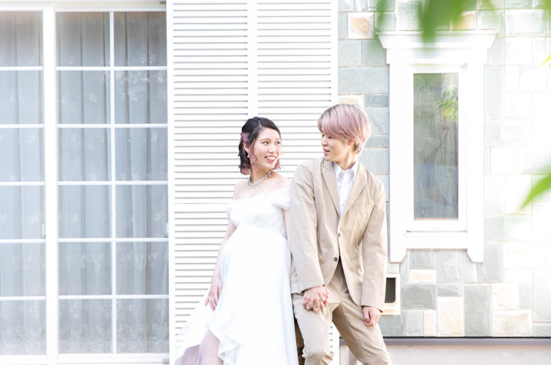 明るいガーデンで♪