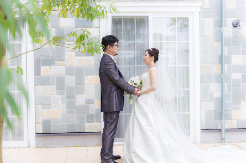 邸宅＆ガーデン貸切で洋装２着のフォトウェディング♪