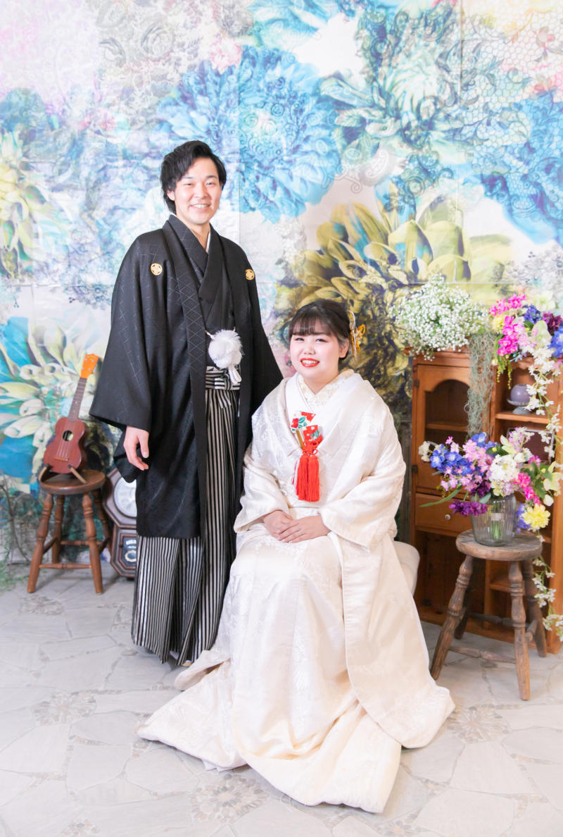 アンティークなブルーのセットで♡