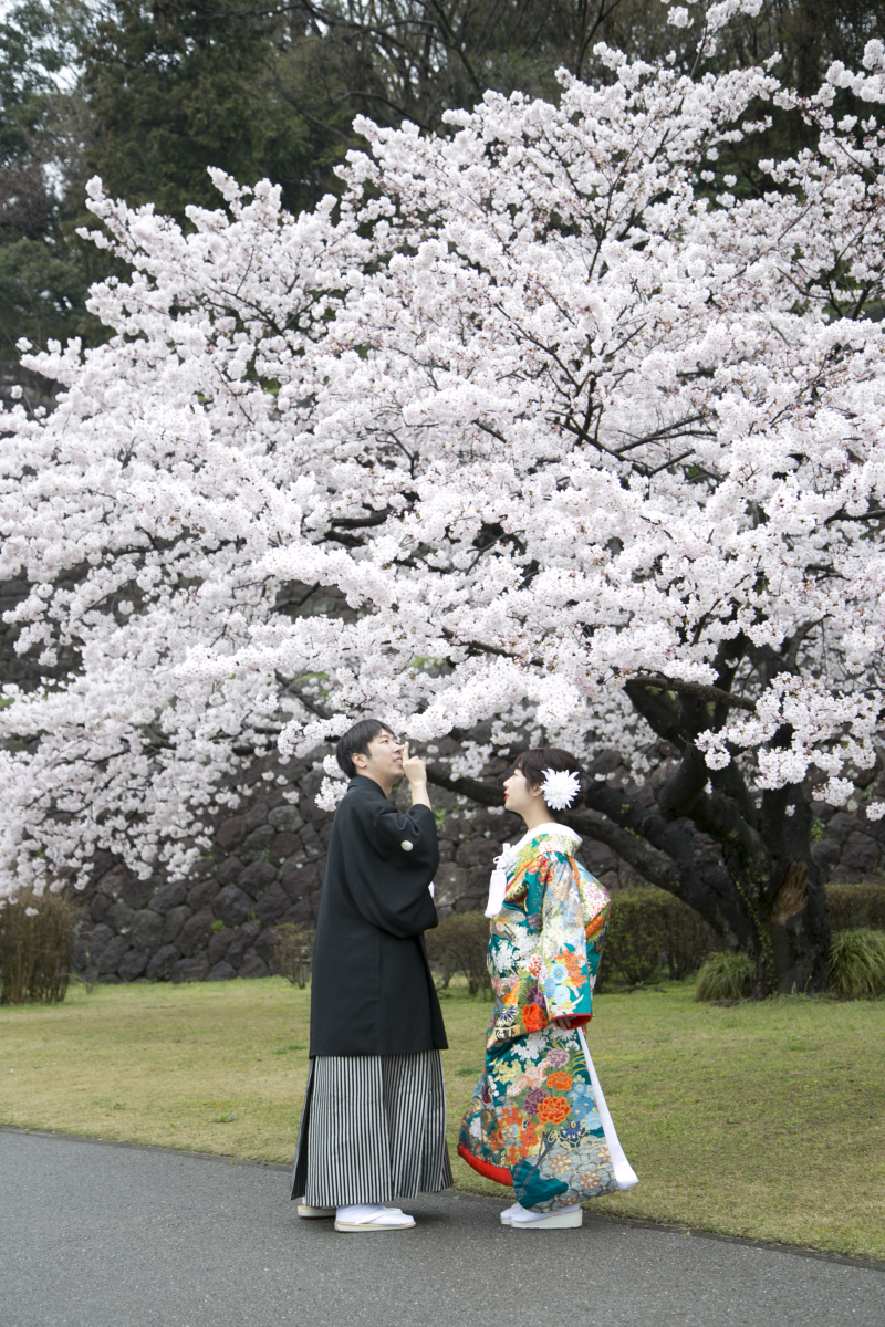 満開の桜にハイテンション♪