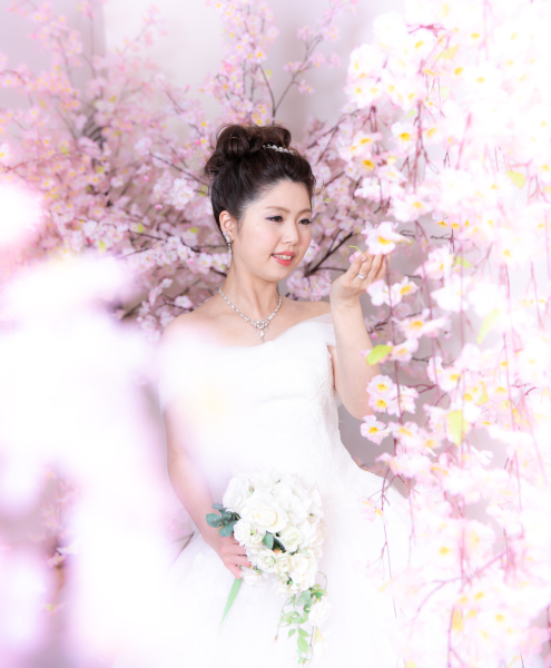 桜のセットで幻想的に♪