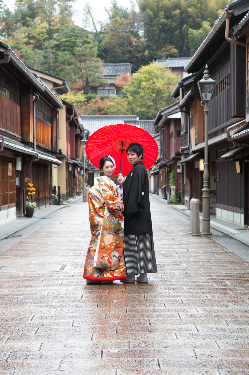 撮影は東茶屋街からスタート☆