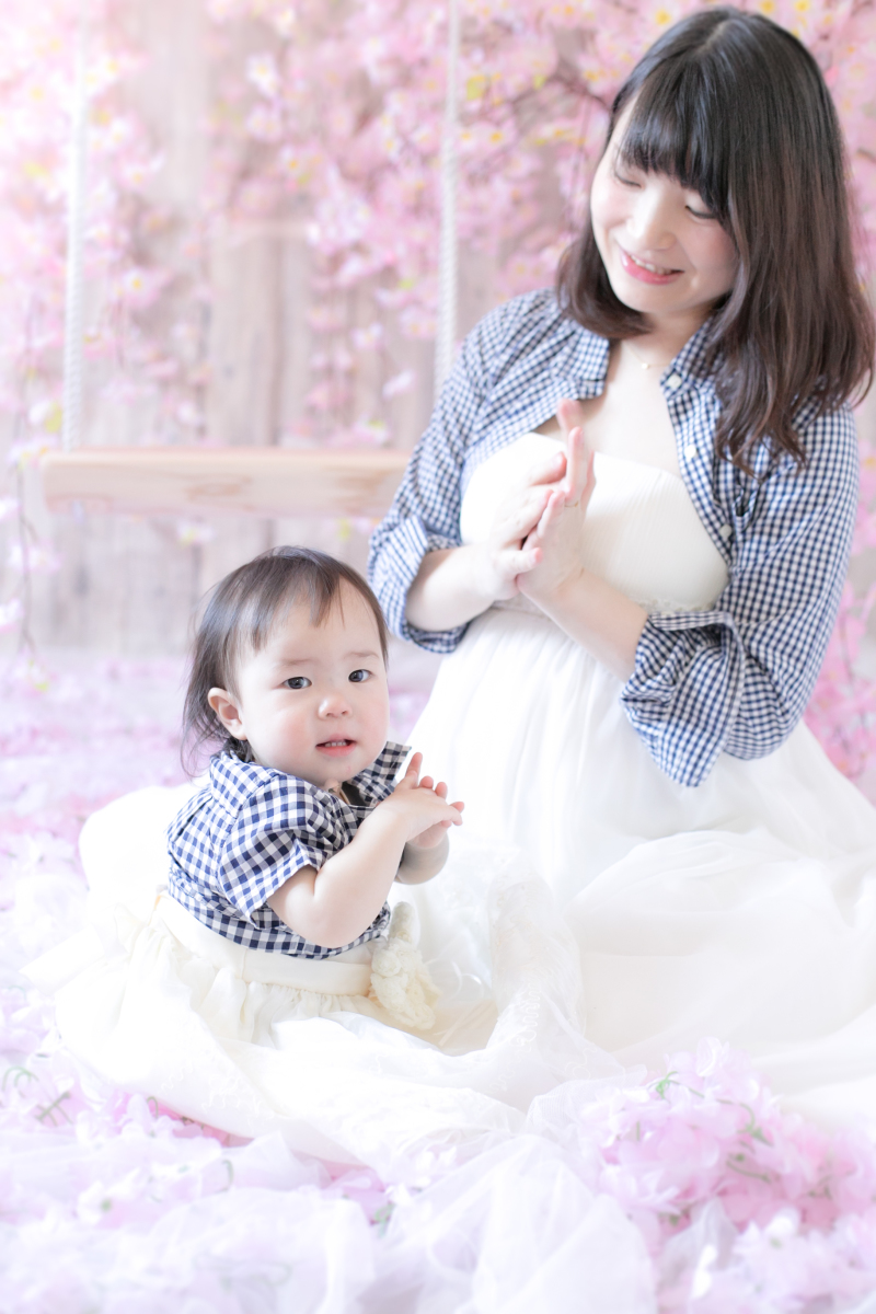 母娘お揃いのコーディネート♪