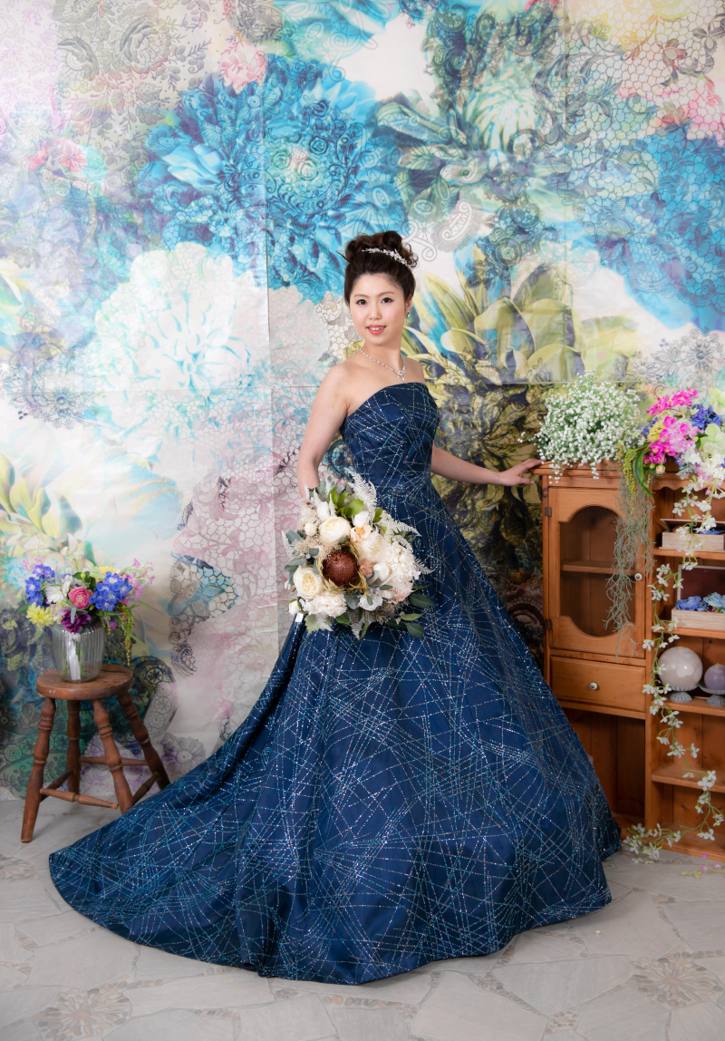 カラードレスにチェンジ!