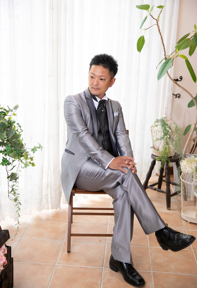 新郎様のソロショット