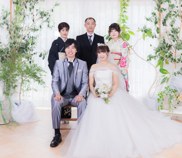 ご家族との集合写真も♪