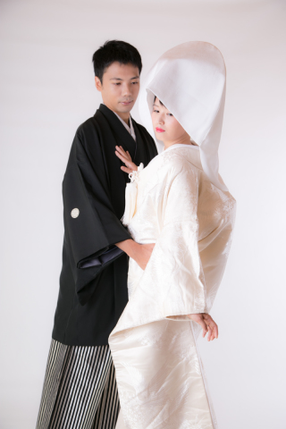 憧れの白無垢と色打掛で。。。