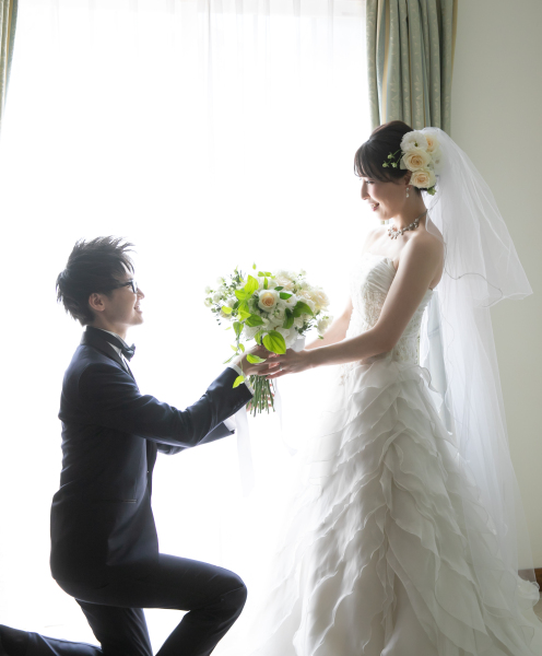 ブライズルームでプロポーズシーン♪