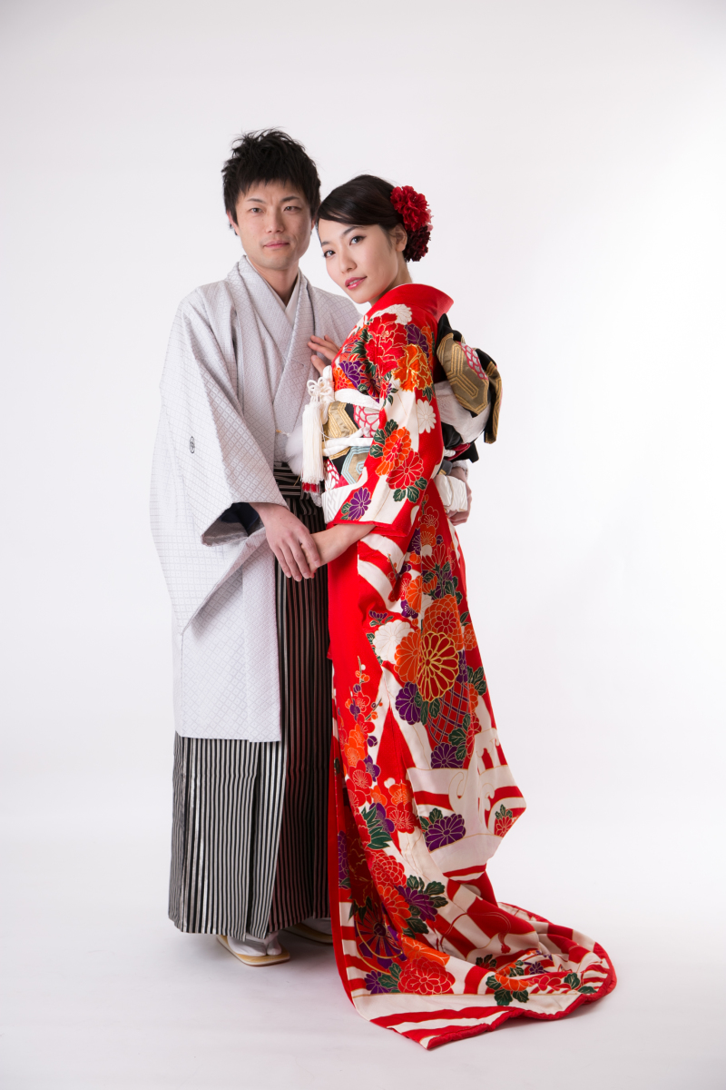 がらりと変わって華やかな引振袖スタイルに♪