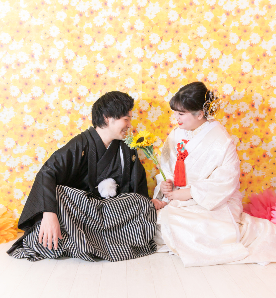 4着目のお衣装は白無垢で♡