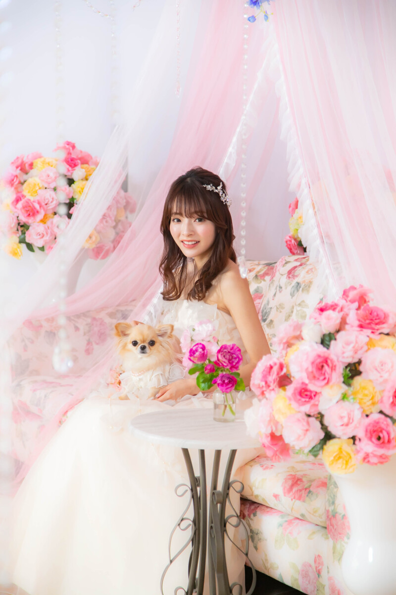 大切な愛犬との撮影もOK!