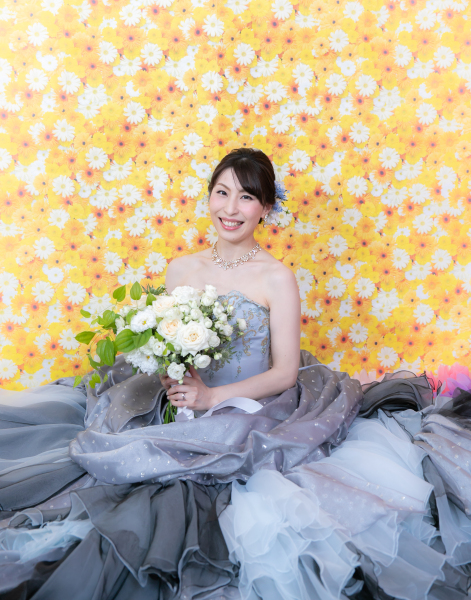 花嫁さまのソロショットはプリンセス気分満載♪