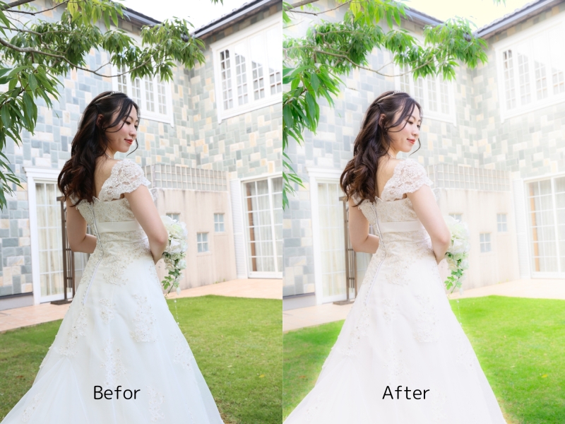 撮影全データに基本補正(現像処理)が無料!