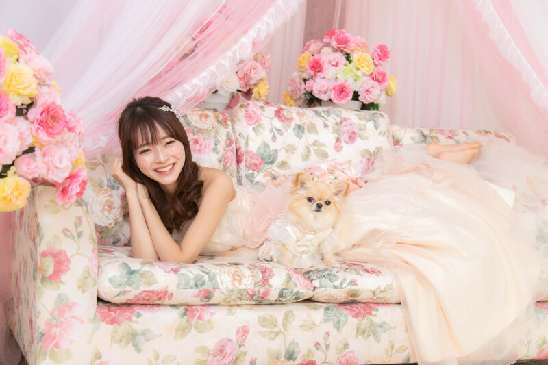 【フォトウェディング専門】貸切邸宅スタジオ アトリエ リシュマリア_ペットと一緒に撮影できる