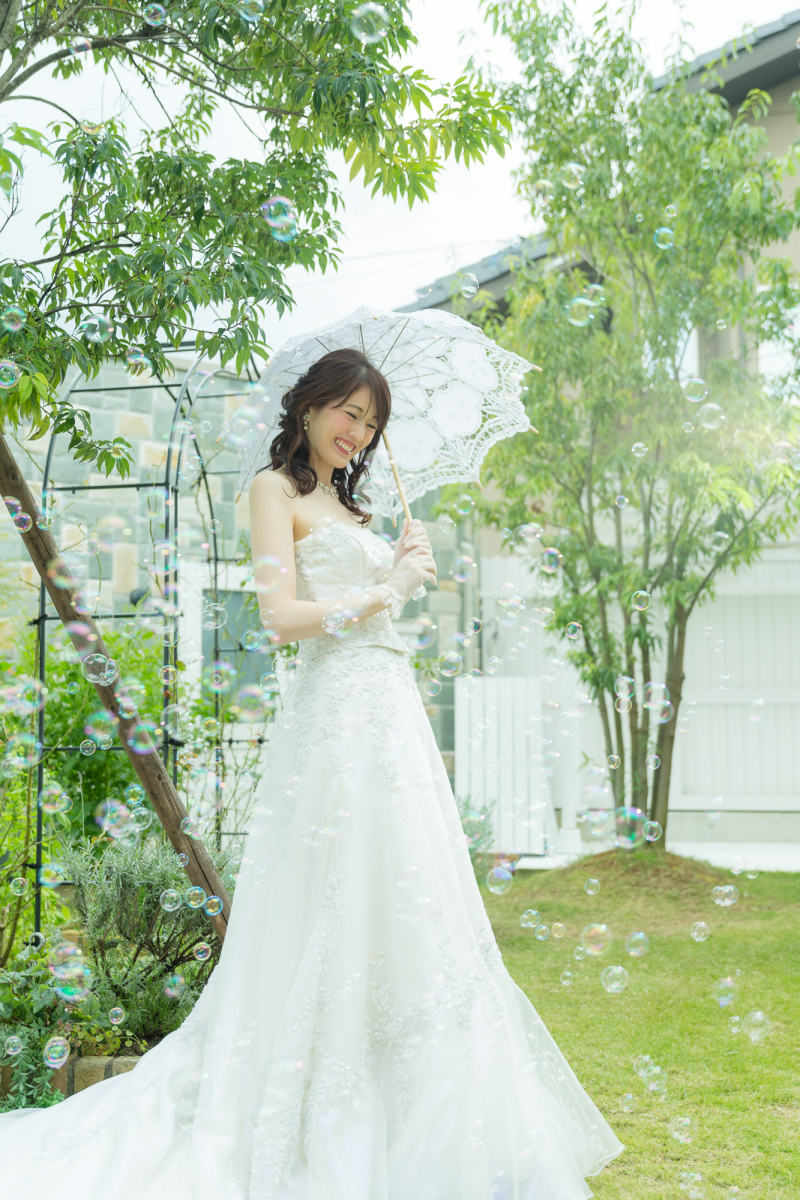 【フォトウェディング専門】貸切邸宅スタジオ アトリエ リシュマリア_ガーデンで撮影できる