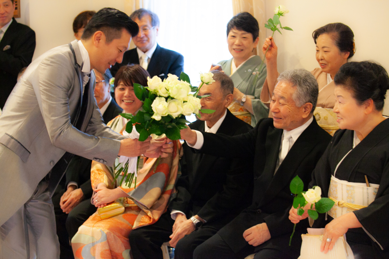 挙式でのプロポーズセレモニー