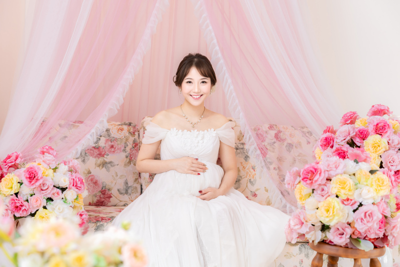 【フォトウェディング専門】貸切邸宅スタジオ アトリエ リシュマリア_マタニティフォトの撮影ができる
