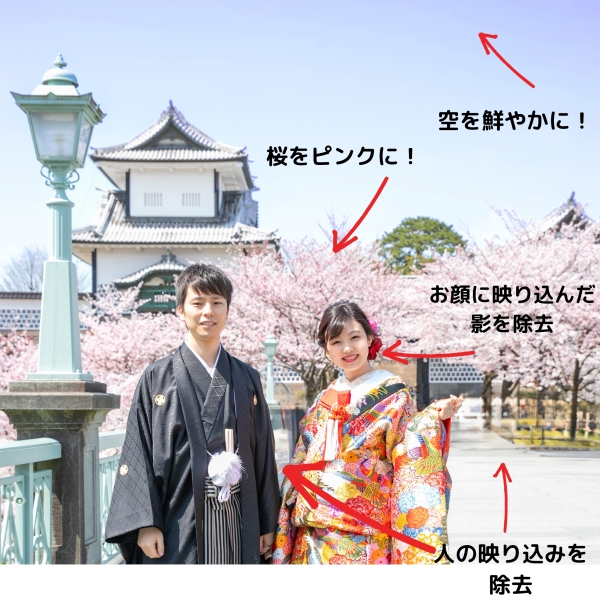 【フォトウェディング専門】貸切邸宅スタジオ アトリエ リシュマリア_修正技術が自慢