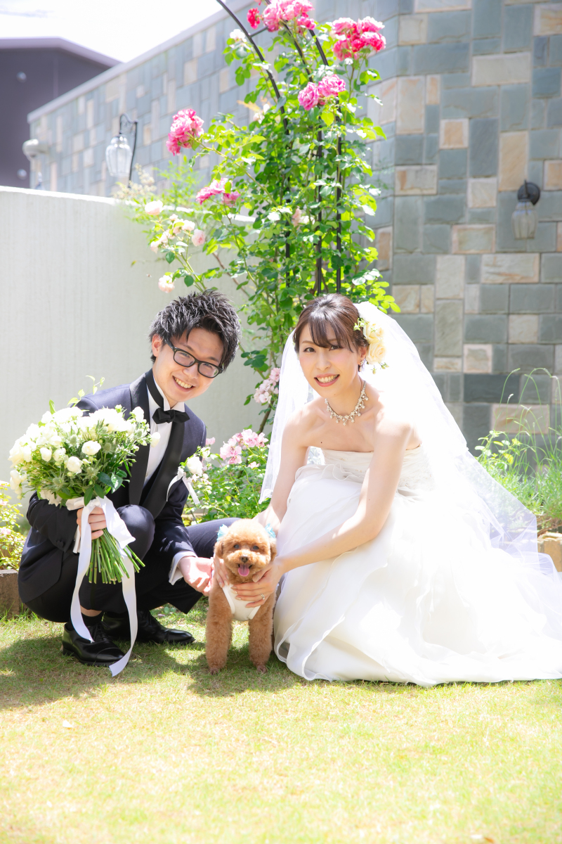 【フォトウェディング専門】貸切邸宅スタジオ アトリエ リシュマリア_ペットと一緒に撮影できる